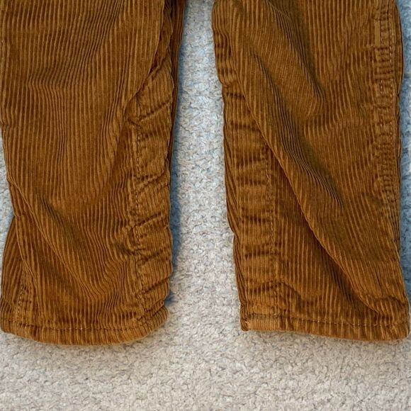 VTG OshKosh B’gosh Vestbak Brown Corduroy Flannel Bib Overalls Baby Boy 18M - Picture 3 of 9